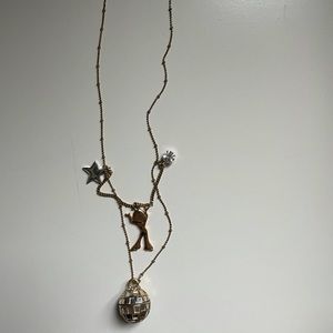 Betsey Johnson Long Disco Ball Chain
